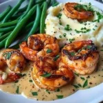Cajun Shrimp and Salmon with Garlic Cream Sauce, Mashed Potatoes, and Green Beans 3 cajun shrimp and salmon with garlic cream sauce m 2025 09 25 153725 150x150 1