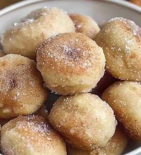 Delicious banana bites on a wooden plate ready to be enjoyed