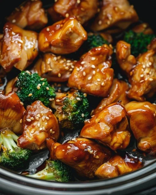 Dump and Go Crockpot Teriyaki Chicken 2 Delicious Dump and Go Crockpot Teriyaki Chicken ready to serve