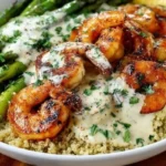Grilled Shrimp Bowl with Asparagus & Creamy Garlic Sauce 3 grilled shrimp bowl with asparagus creamy garlic 2025 09 25 153721 150x150 1