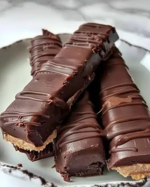 Homemade healthy Twix bars made with wholesome ingredients and layered candy.