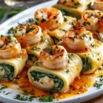 Shrimp and Spinach Stuffed Pasta Rolls with Roasted Red Pepper Sauce 3 shrimp and spinach stuffed pasta rolls with roaste 2025 09 25 153724 150x150 1