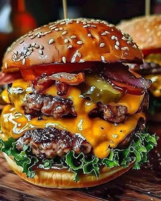 Delicious Crack Burgers served with fresh ingredients and mouthwatering toppings