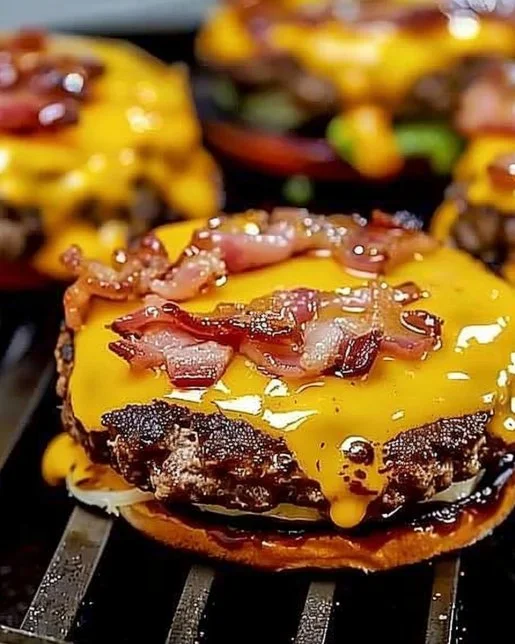 Delicious Crack Burgers served with fresh toppings and sides