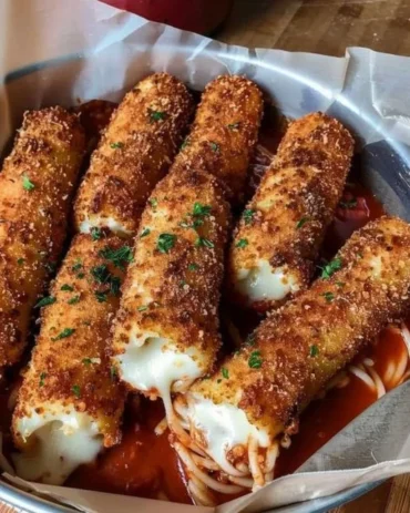 Creamy Italian spaghetti and ground beef one pot meal served in a bowl