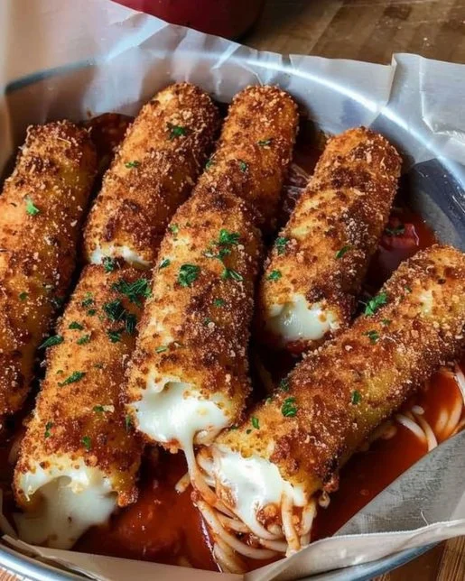Creamy Italian spaghetti and ground beef one pot meal served in a bowl