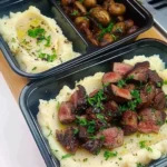 High Protein LOW CALORIE Garlic Butter Steak & Creamy Mashed Potato Meal Prep 3 high protein low calorie garlic butter steak cre 2025 10 15 162808 150x150 1