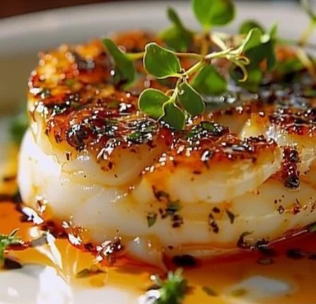 Crab Custard Brûlée 2 Elegant Crab Custard Brûlée served in a ramekin with a caramelized top